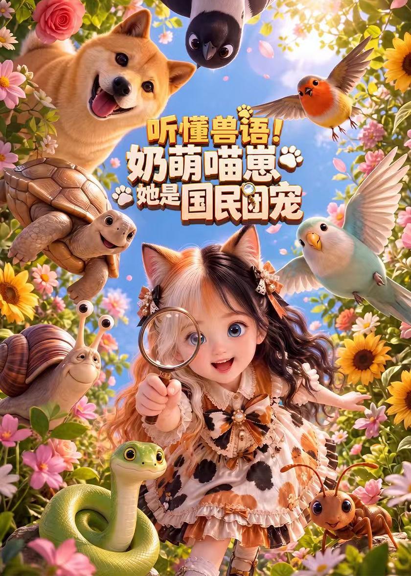 听懂兽语奶萌喵崽她是国民团宠（4K）