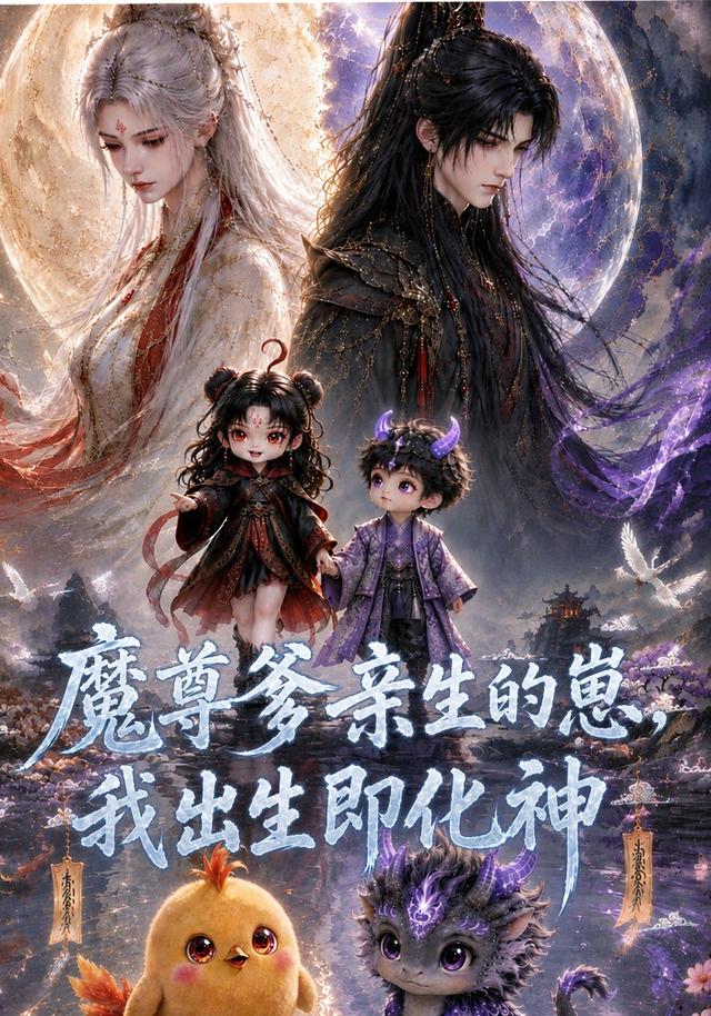 魔尊爹亲生的崽我出生即化神（蓝光）