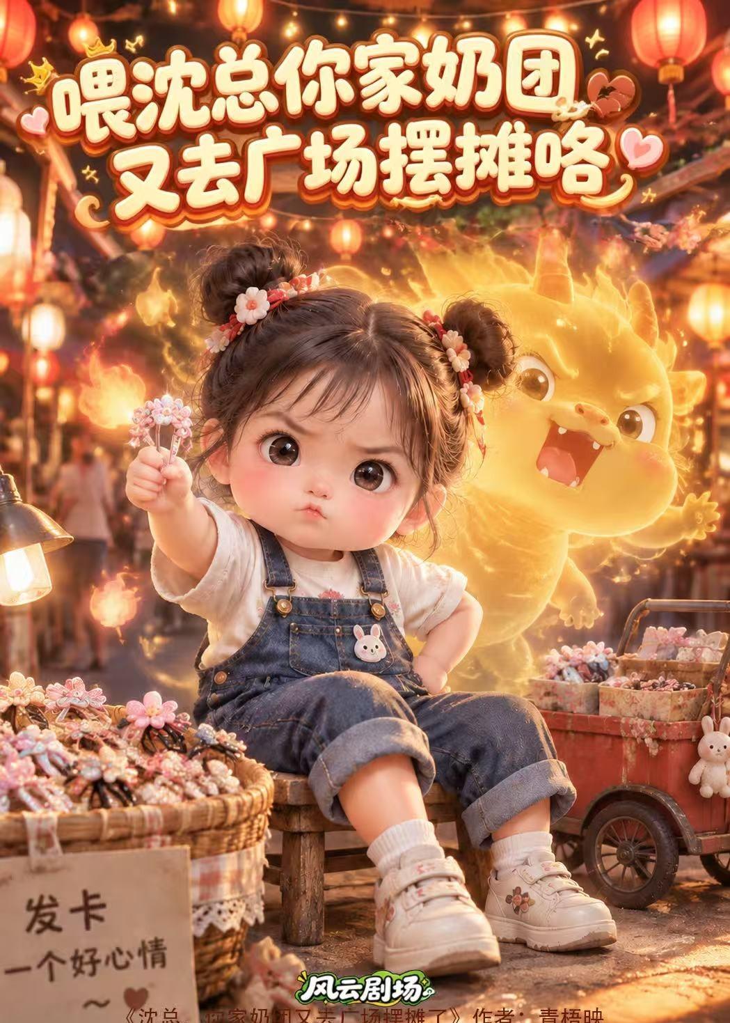 喂沈总你家奶团又去广场摆摊咯(蓝光)