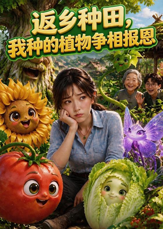 返乡种田我种的植物争相报恩（4K）