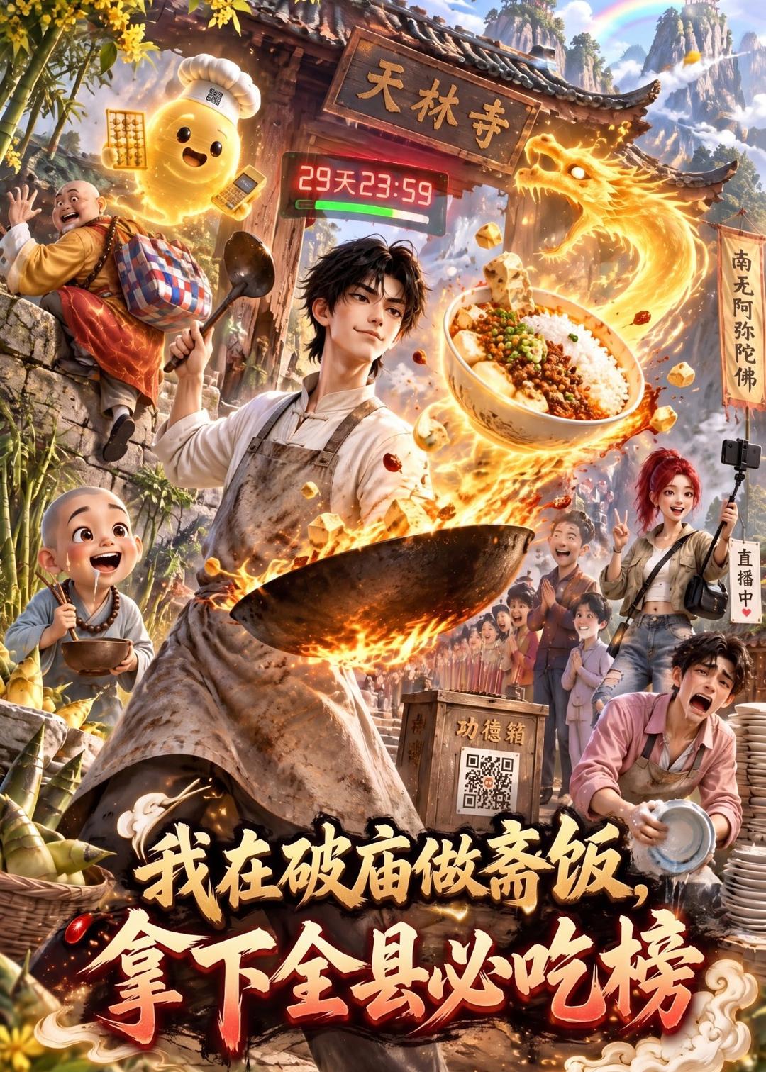 我在破庙做斋饭拿下全县必吃榜（蓝光）