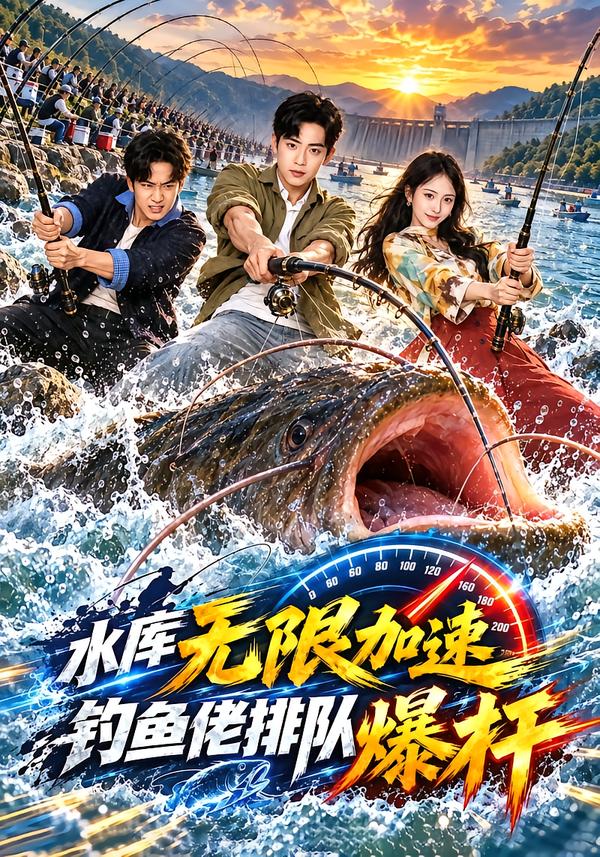 水库无限加速钓鱼老排队爆杆（蓝光）
